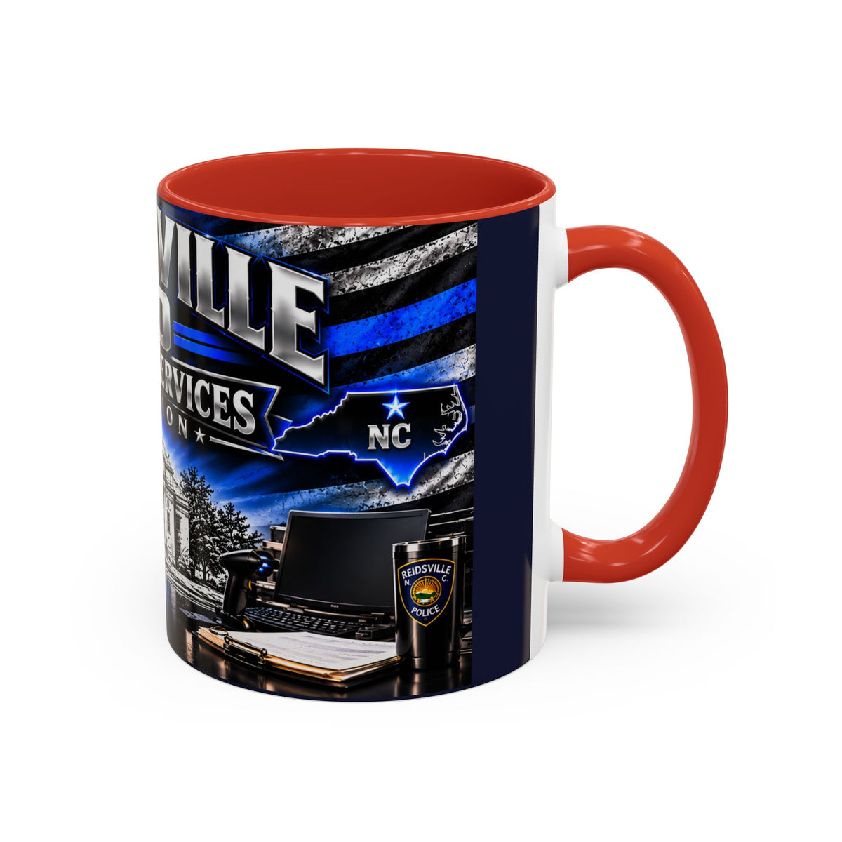 Reidsville NC PD Support Services Division Coffee Mug