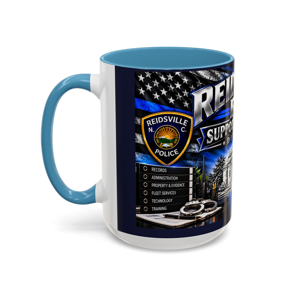 Reidsville NC PD Support Services Division Coffee Mug