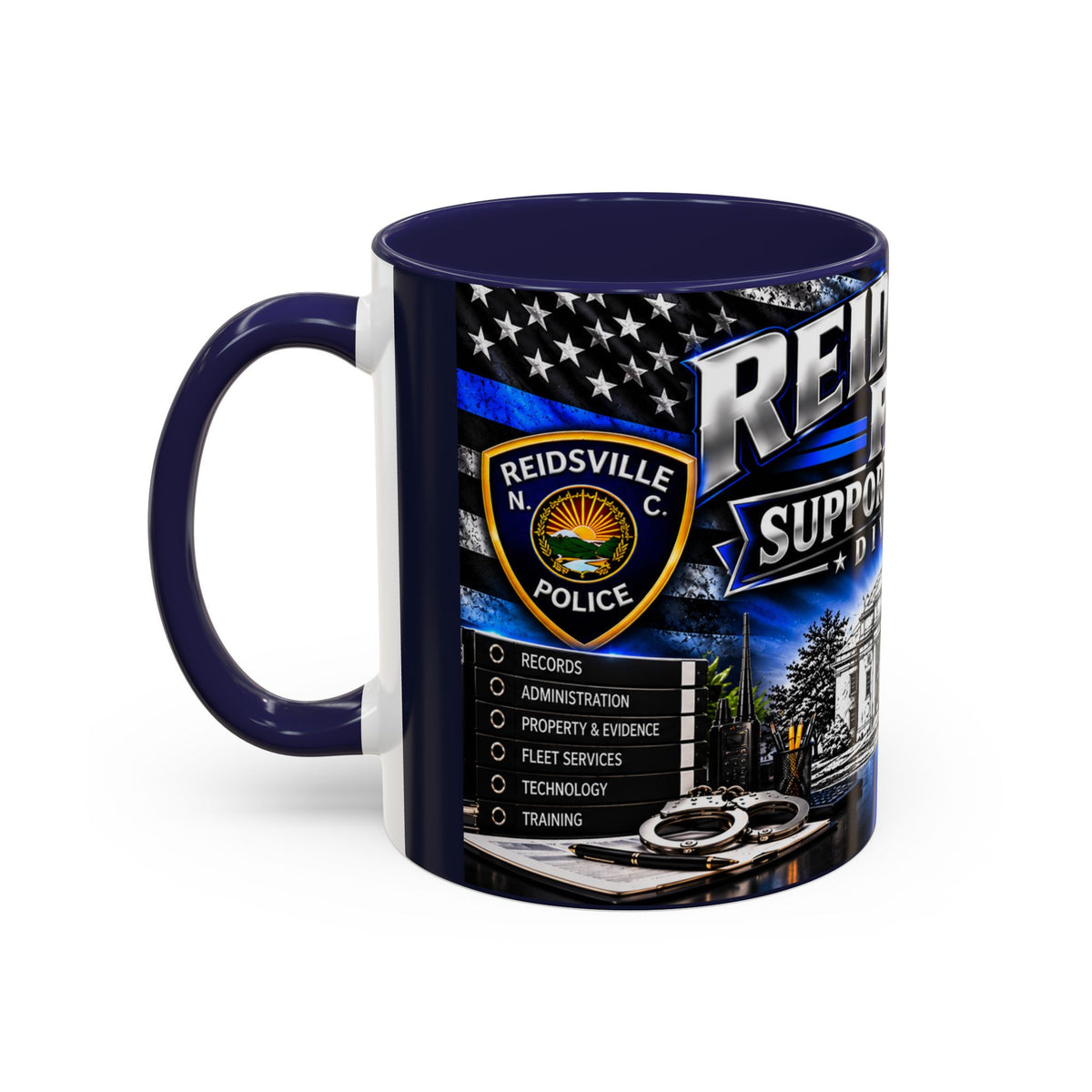 Reidsville NC PD Support Services Division Coffee Mug