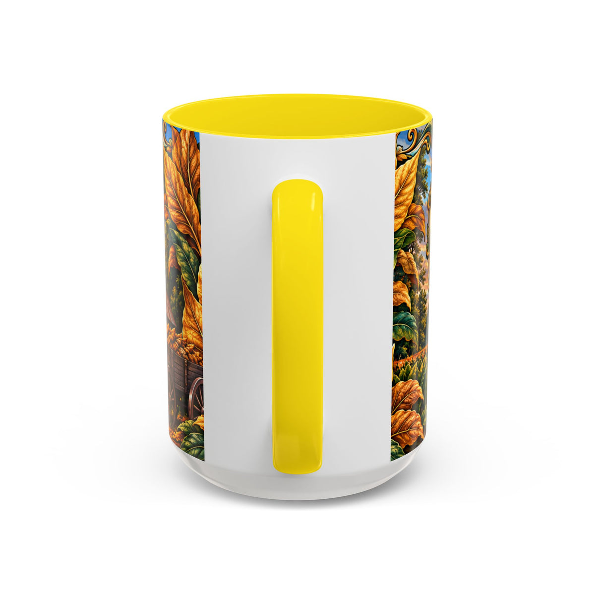 15oz Mug_Bright Leaf Hoedown Coffee Mug — Vintage Fall Festival