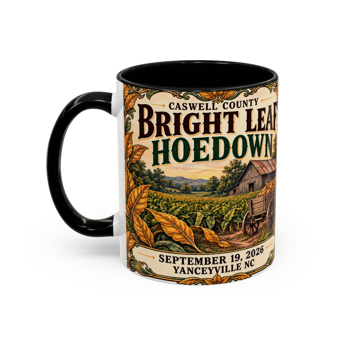 Bright Leaf Hoedown Coffee Mug — Vintage Fall Festival 11/15oz