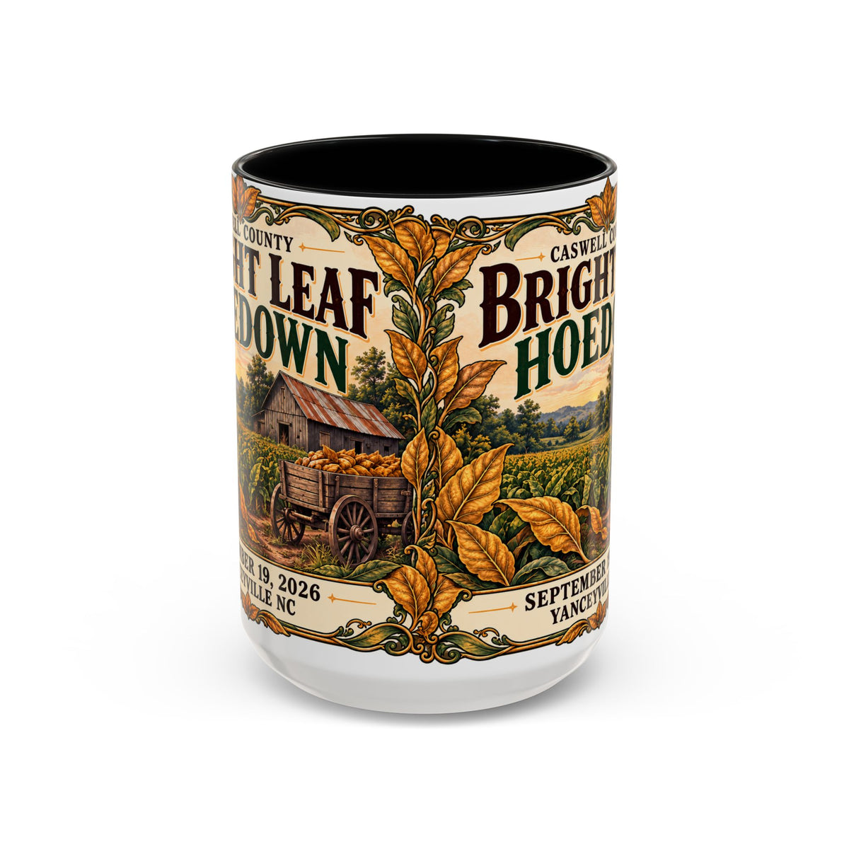 Bright Leaf Hoedown Coffee Mug — Vintage Fall Festival 11/15oz