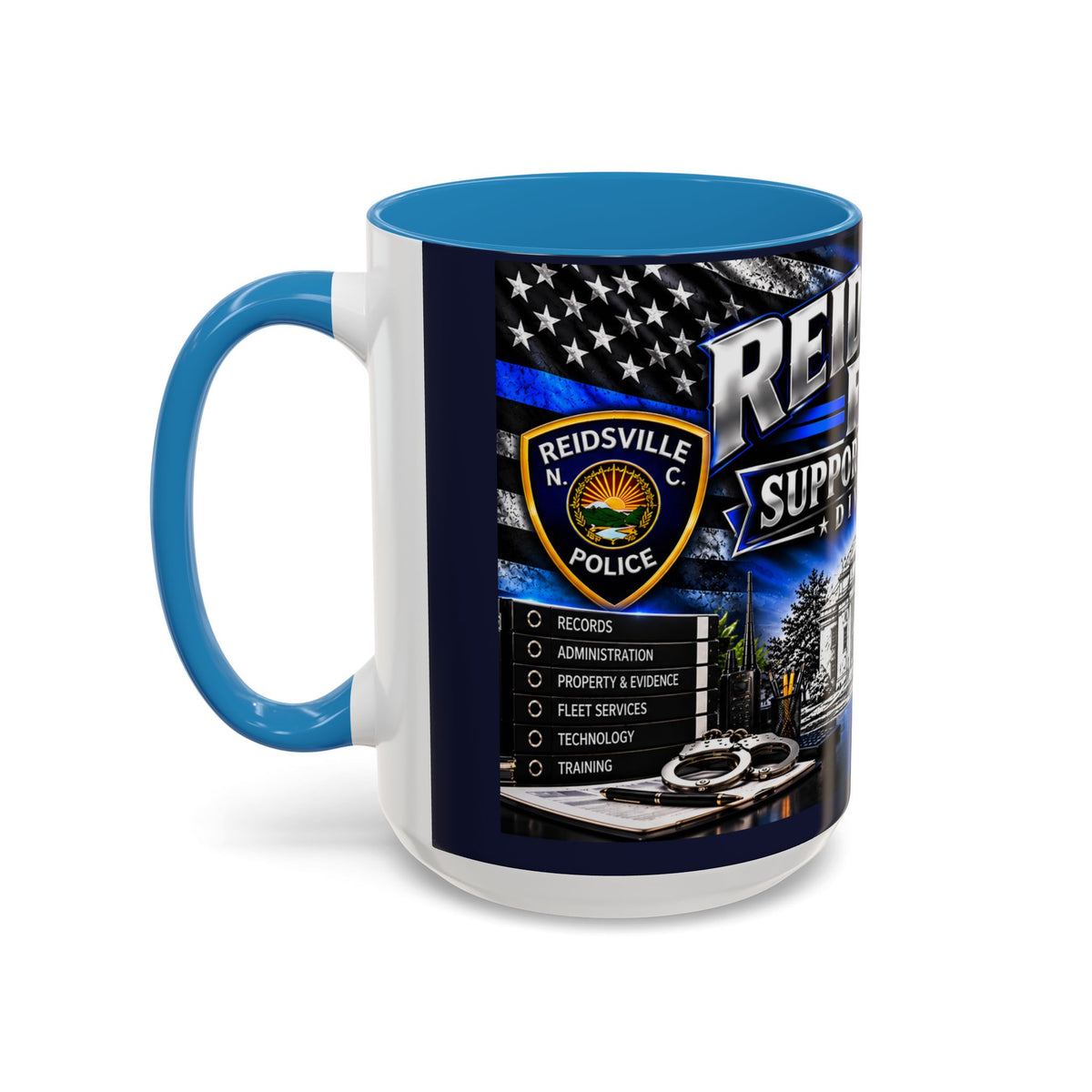 Reidsville NC PD Support Services Division Coffee Mug