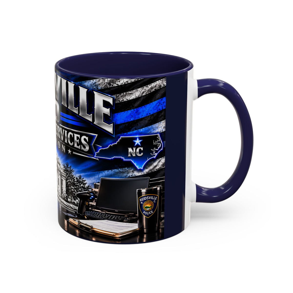 Reidsville NC PD Support Services Division Coffee Mug