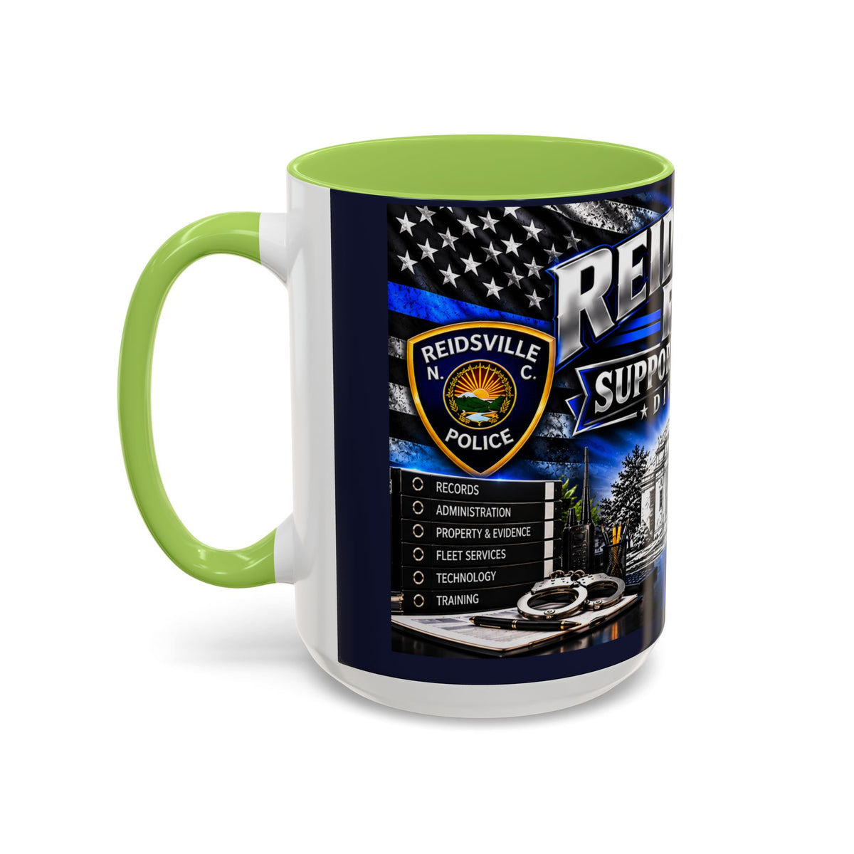 Reidsville NC PD Support Services Division Coffee Mug