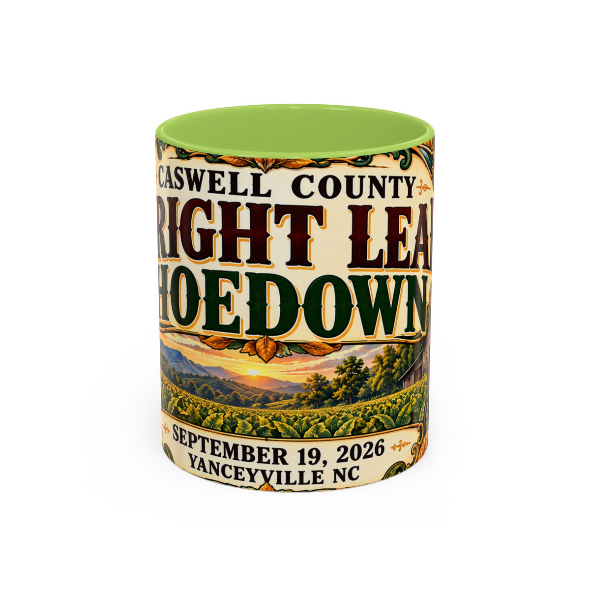 15oz Mug_Bright Leaf Hoedown Coffee Mug — Vintage Fall Festival
