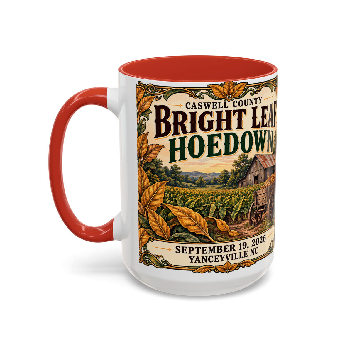 Bright Leaf Hoedown Coffee Mug — Vintage Fall Festival 11/15oz