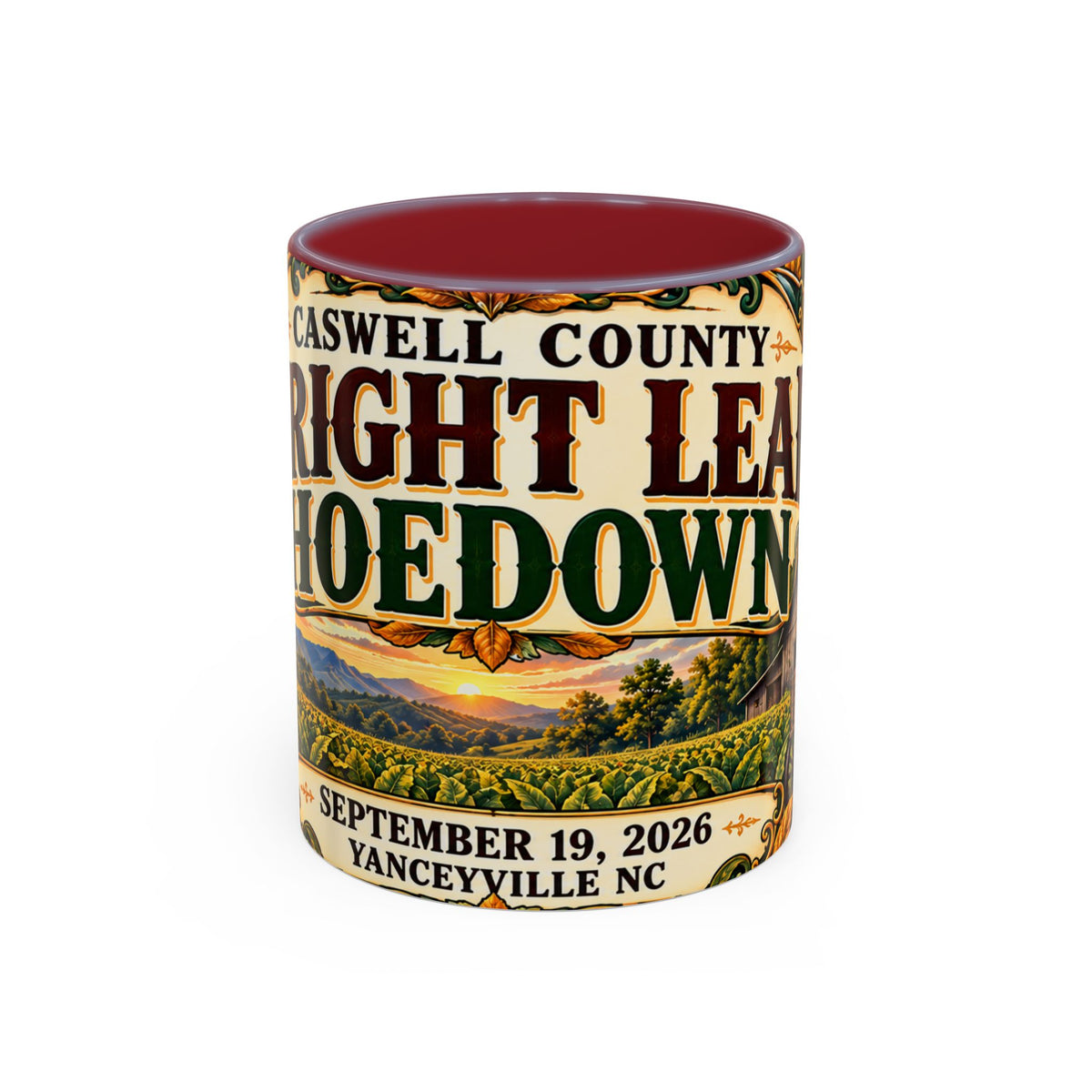 15oz Mug_Bright Leaf Hoedown Coffee Mug — Vintage Fall Festival