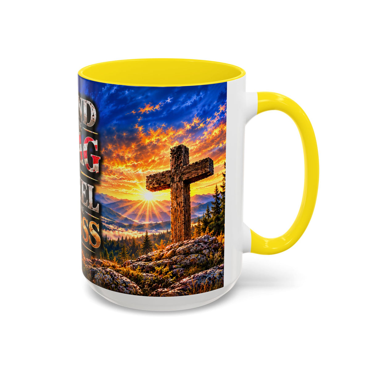 Coffee Mug - "Stand for the Flag, Kneel for the Cross" Police Officer Tribute 11oz or 15oz Mug_WF