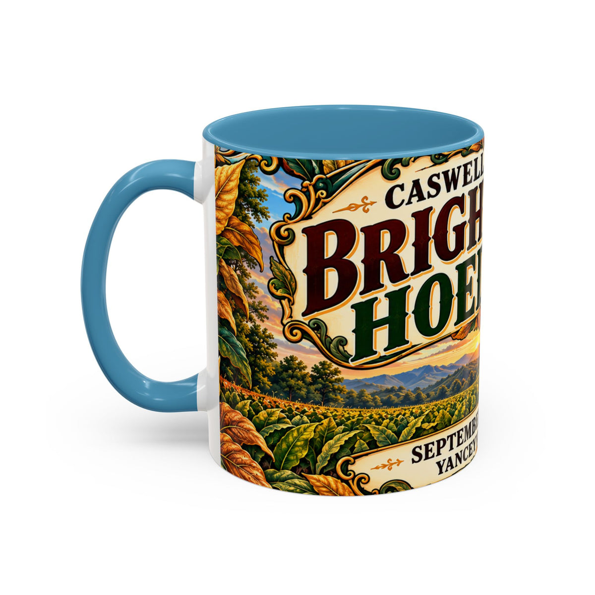 15oz Mug_Bright Leaf Hoedown Coffee Mug — Vintage Fall Festival