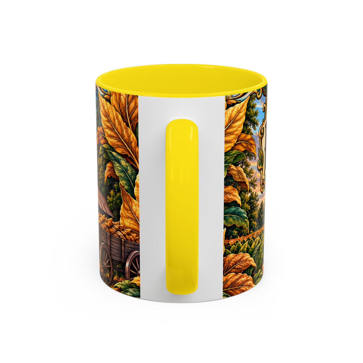 15oz Mug_Bright Leaf Hoedown Coffee Mug — Vintage Fall Festival