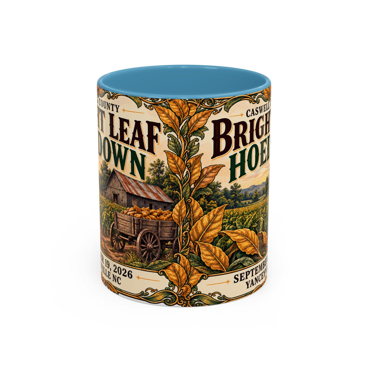 Bright Leaf Hoedown Coffee Mug — Vintage Fall Festival 11/15oz