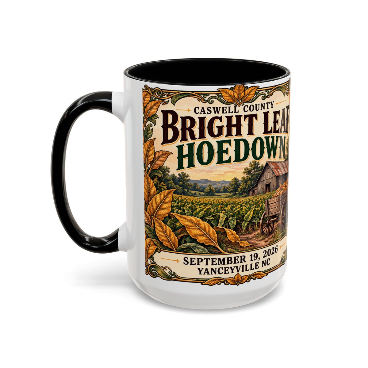 Bright Leaf Hoedown Coffee Mug — Vintage Fall Festival 11/15oz