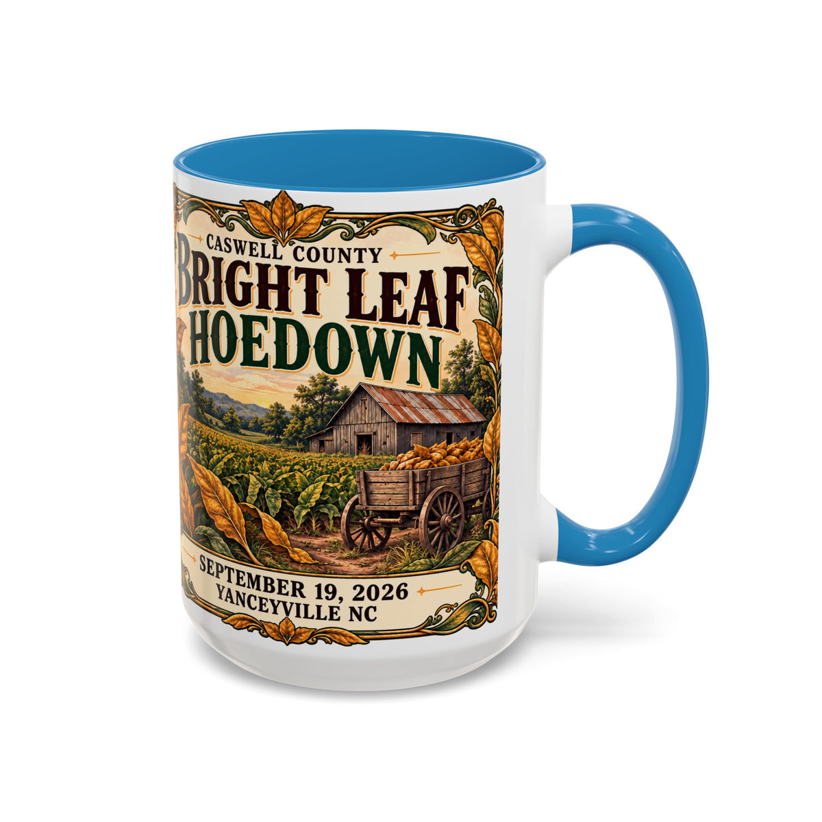 Bright Leaf Hoedown Coffee Mug — Vintage Fall Festival 11/15oz