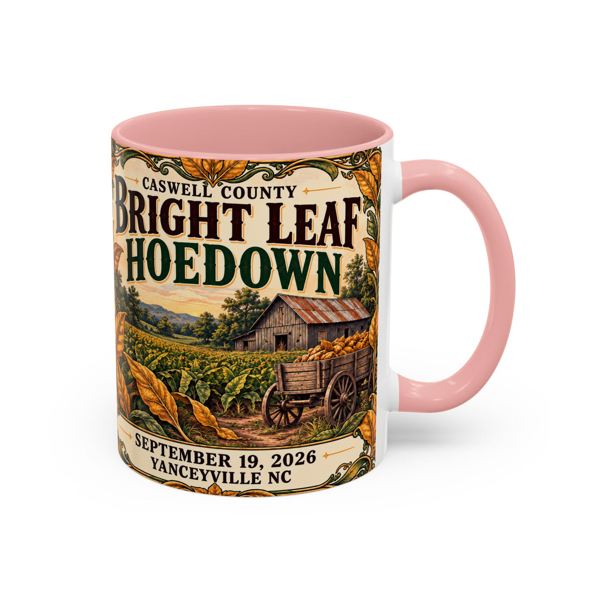 Bright Leaf Hoedown Coffee Mug — Vintage Fall Festival 11/15oz