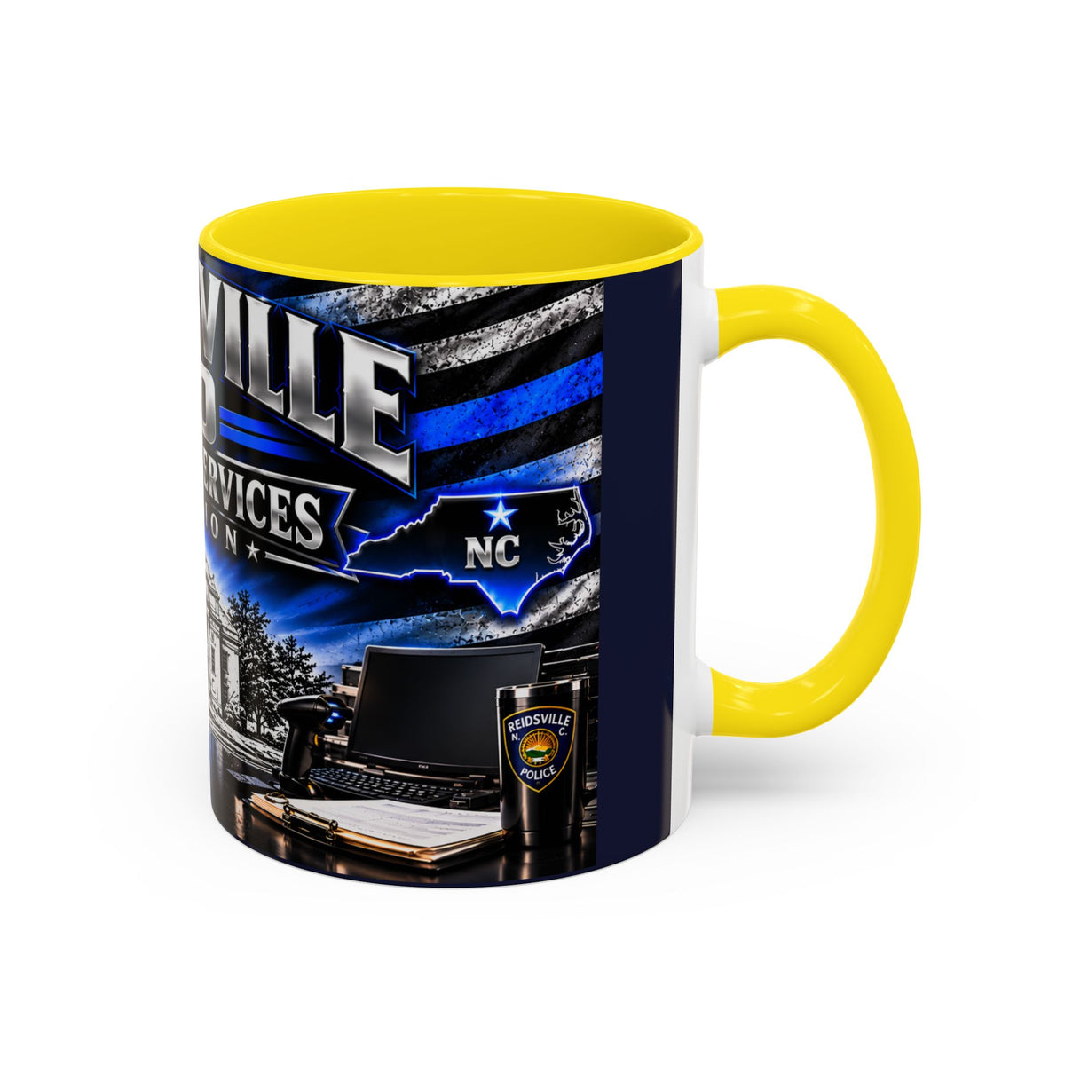 Reidsville NC PD Support Services Division Coffee Mug