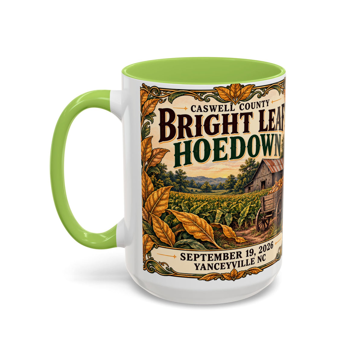 Bright Leaf Hoedown Coffee Mug — Vintage Fall Festival 11/15oz