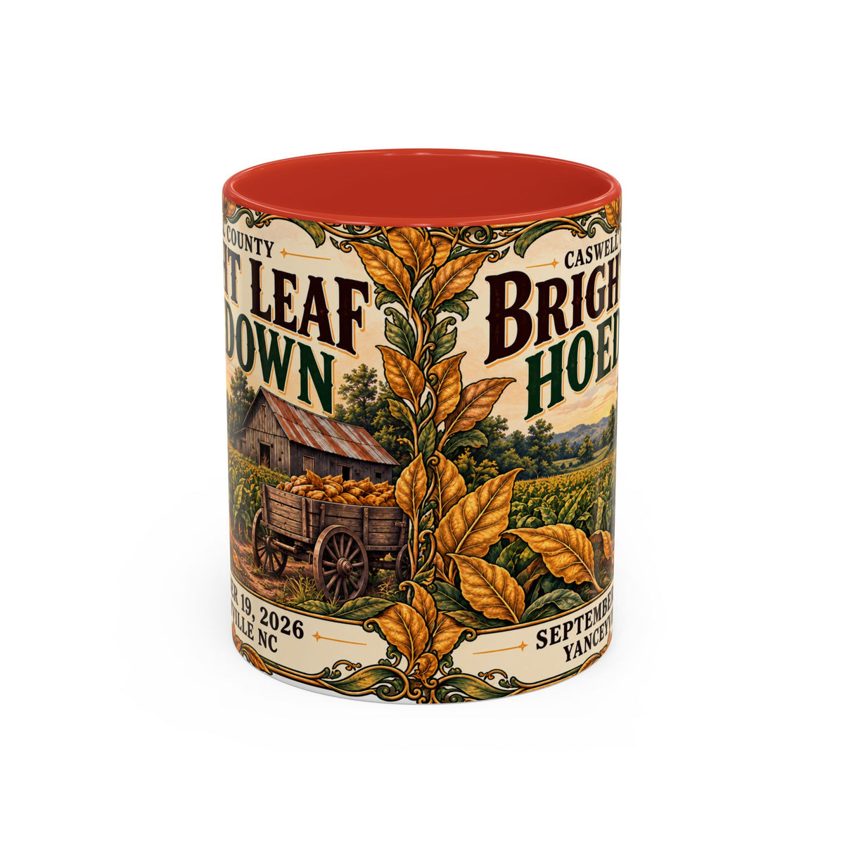 Bright Leaf Hoedown Coffee Mug — Vintage Fall Festival 11/15oz