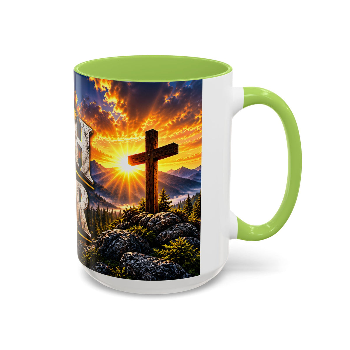 Faith Over Fear – Isaiah 41:10 KJV Christian Coffee Mug – 11 oz. & 15 oz.
