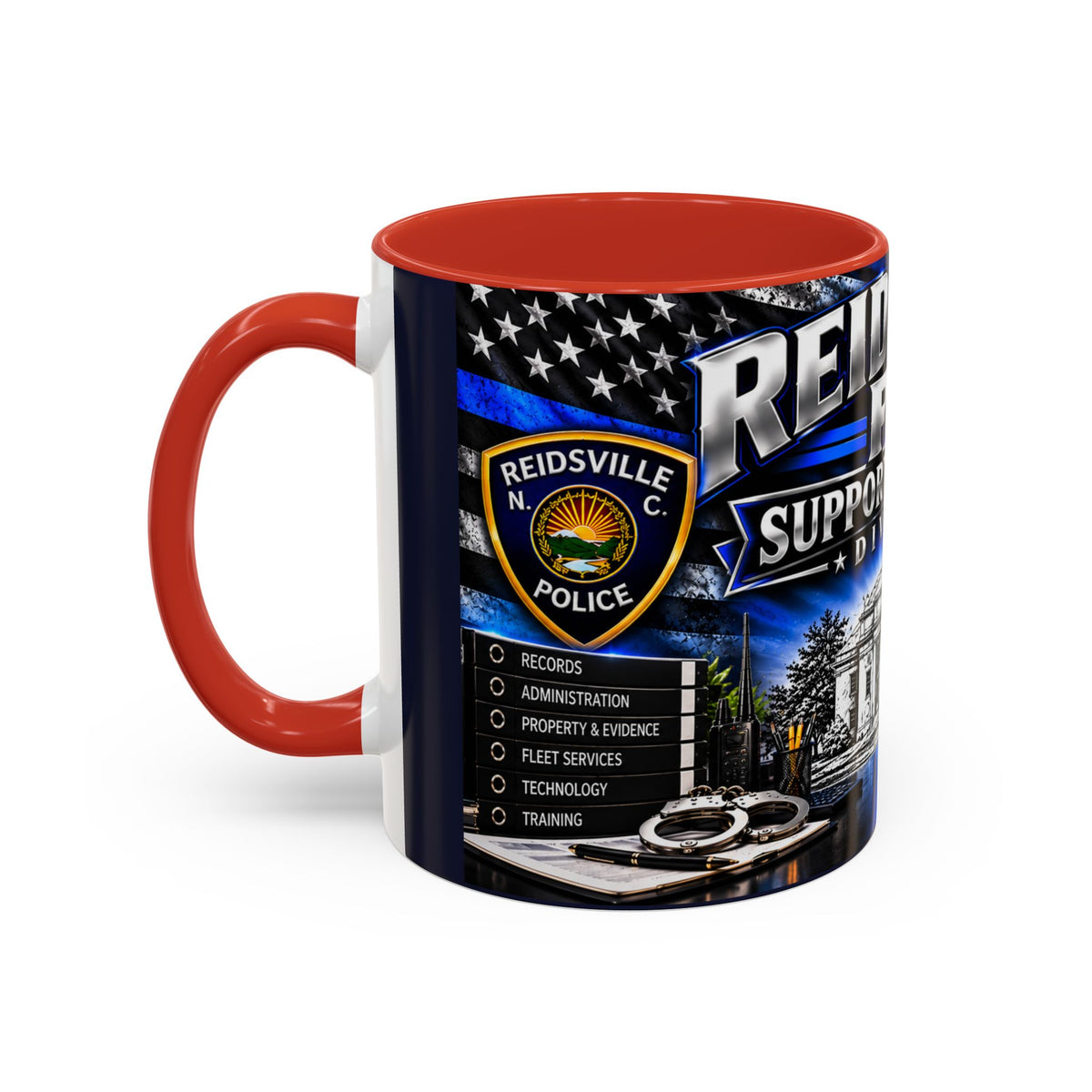 Reidsville NC PD Support Services Division Coffee Mug