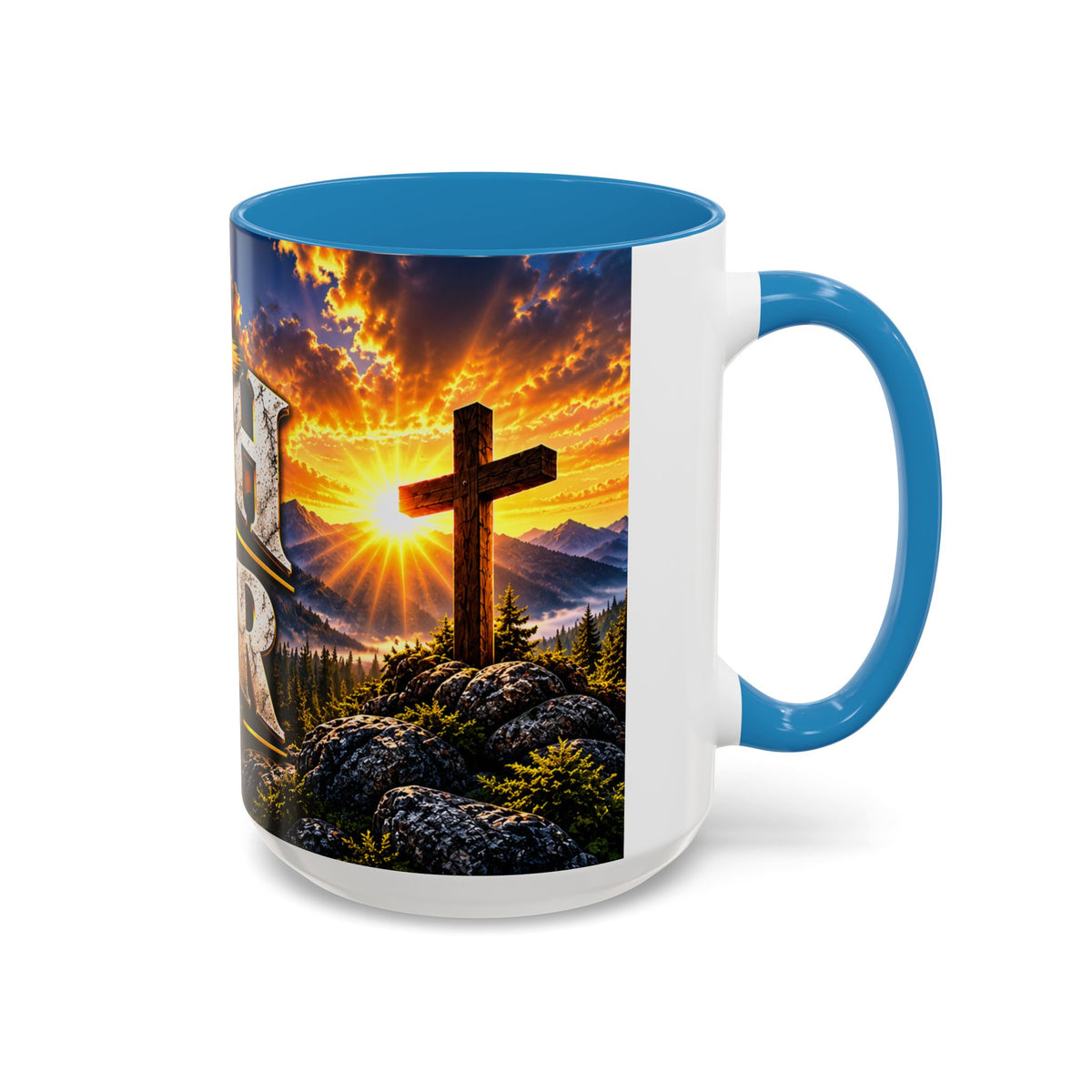 Faith Over Fear – Isaiah 41:10 KJV Christian Coffee Mug – 11 oz. & 15 oz.