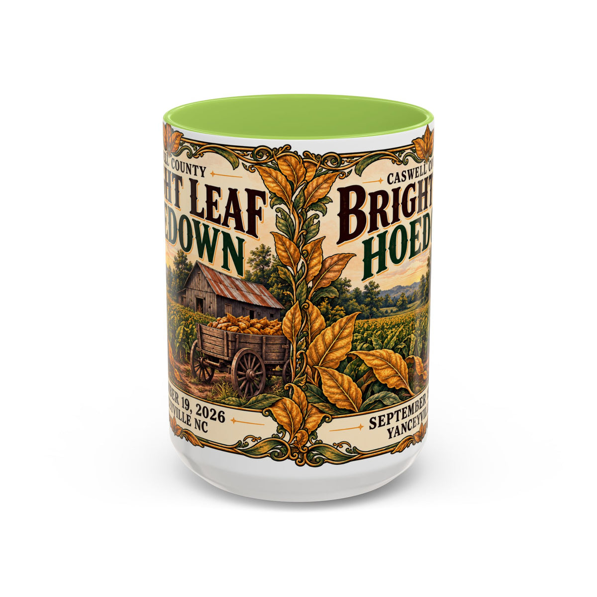 Bright Leaf Hoedown Coffee Mug — Vintage Fall Festival 11/15oz