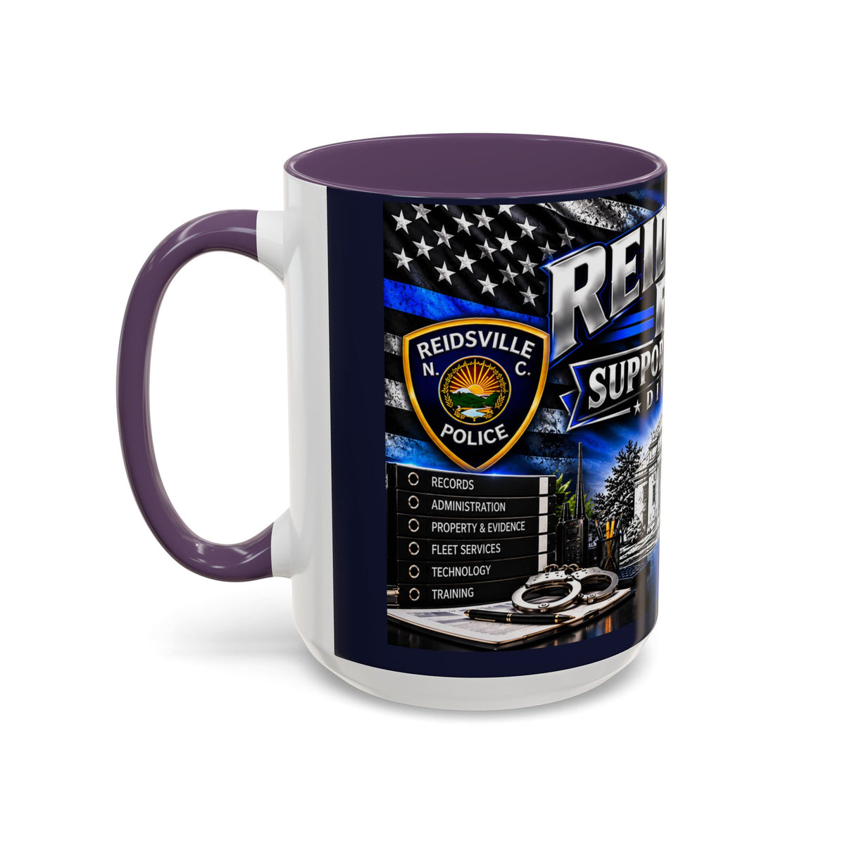 Reidsville NC PD Support Services Division Coffee Mug