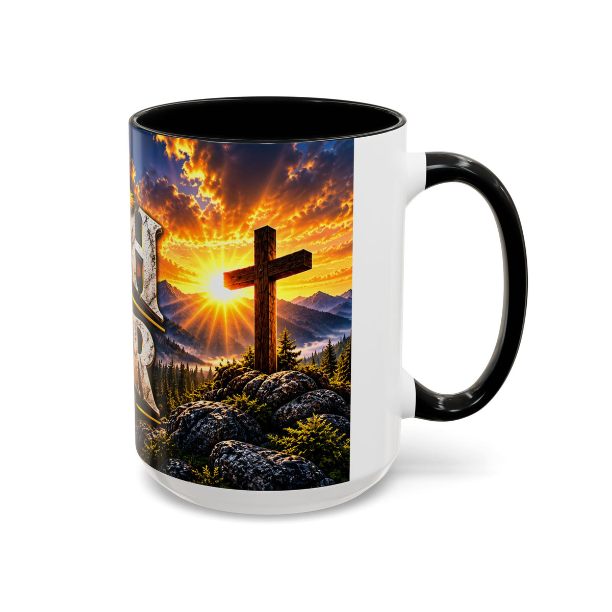Faith Over Fear – Isaiah 41:10 KJV Christian Coffee Mug – 11 oz. & 15 oz.