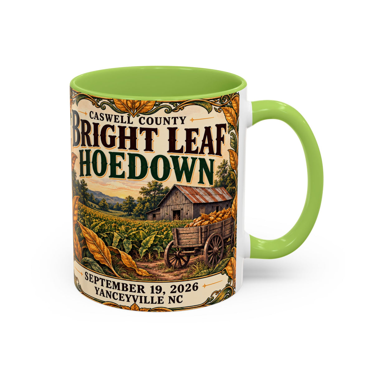 Bright Leaf Hoedown Coffee Mug — Vintage Fall Festival 11/15oz