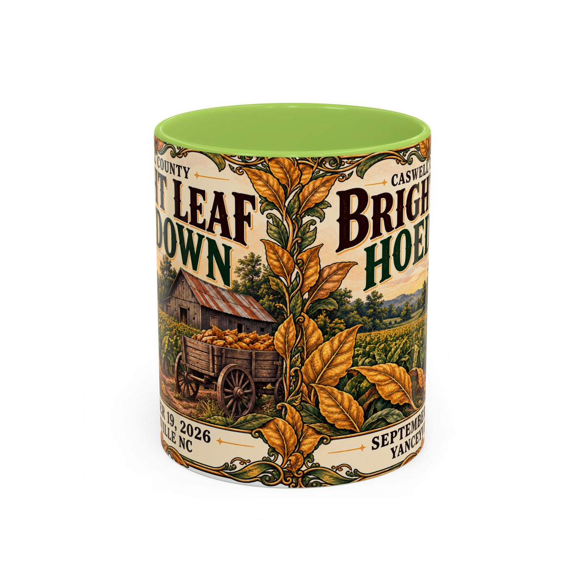 Bright Leaf Hoedown Coffee Mug — Vintage Fall Festival 11/15oz