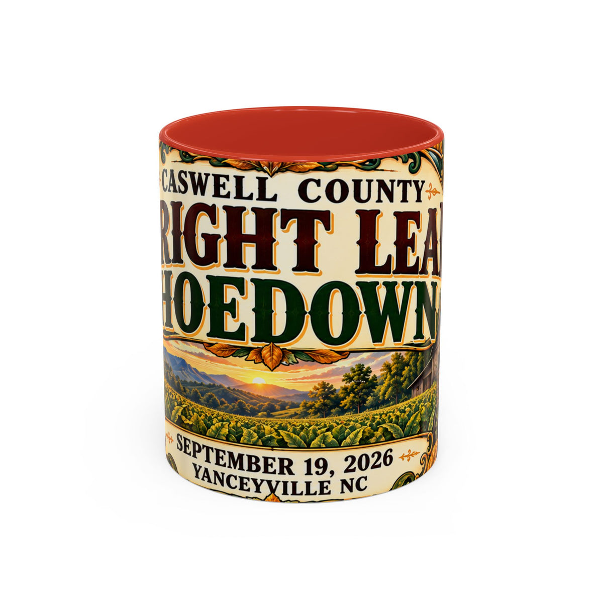 15oz Mug_Bright Leaf Hoedown Coffee Mug — Vintage Fall Festival