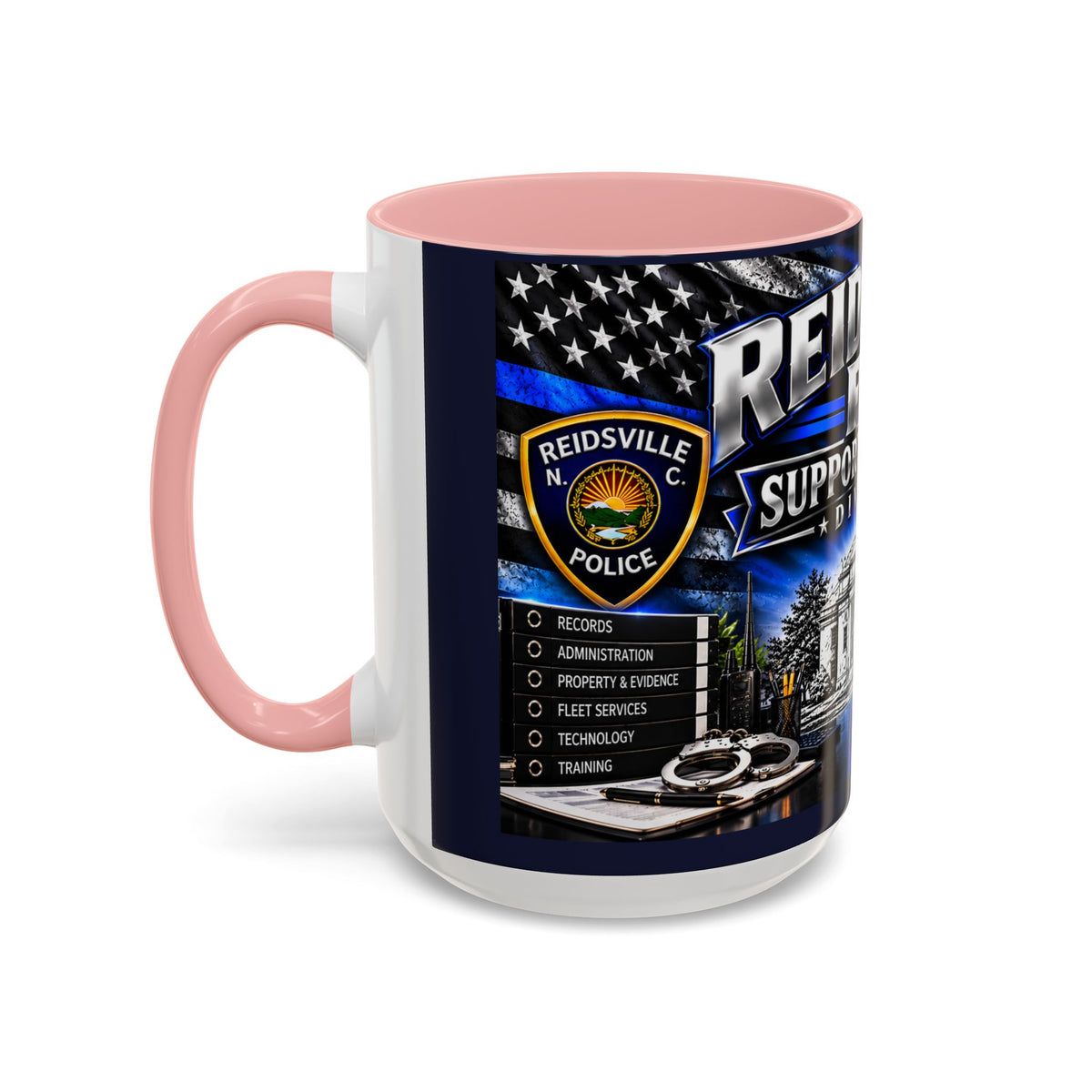 Reidsville NC PD Support Services Division Coffee Mug