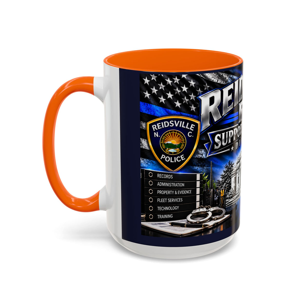 Reidsville NC PD Support Services Division Coffee Mug
