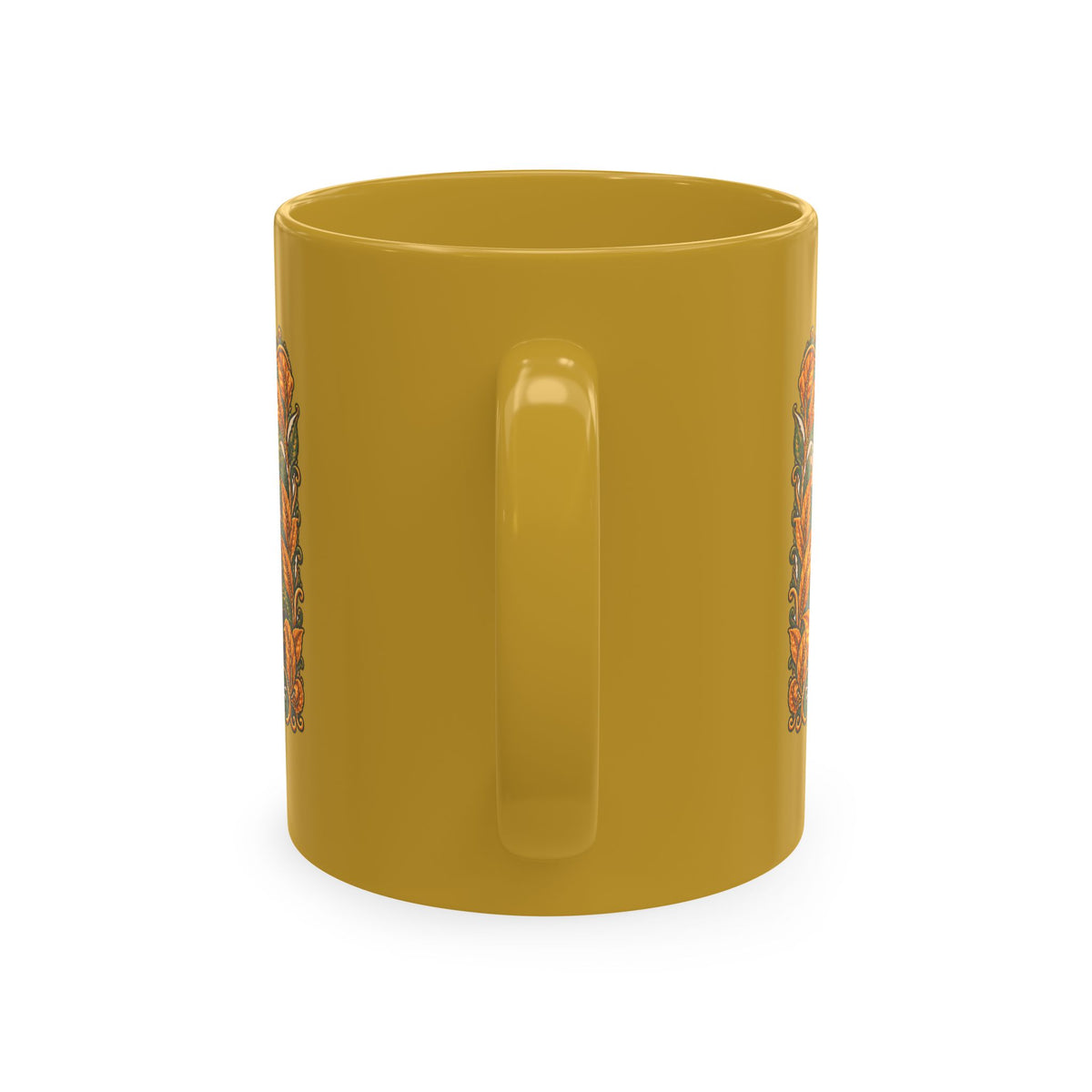 Bright Leaf Hoedown Ceramic Mug — Yanceyville NC Event Souvenir (Sept 19, 2026)