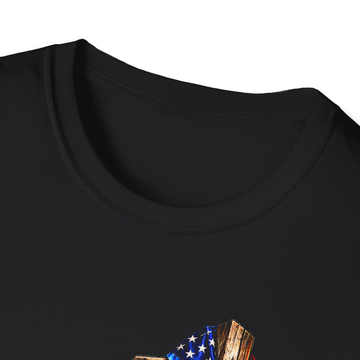 Firefighter Stand for the Flag, Kneel for the Cross