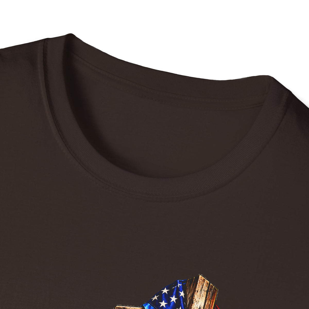 Firefighter Stand for the Flag, Kneel for the Cross