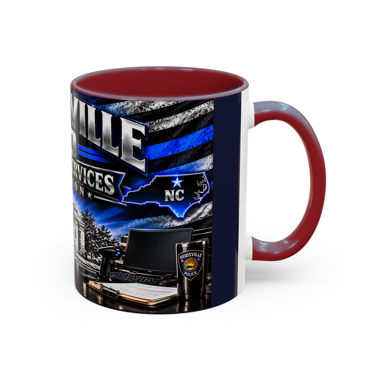 Reidsville NC PD Support Services Division Coffee Mug