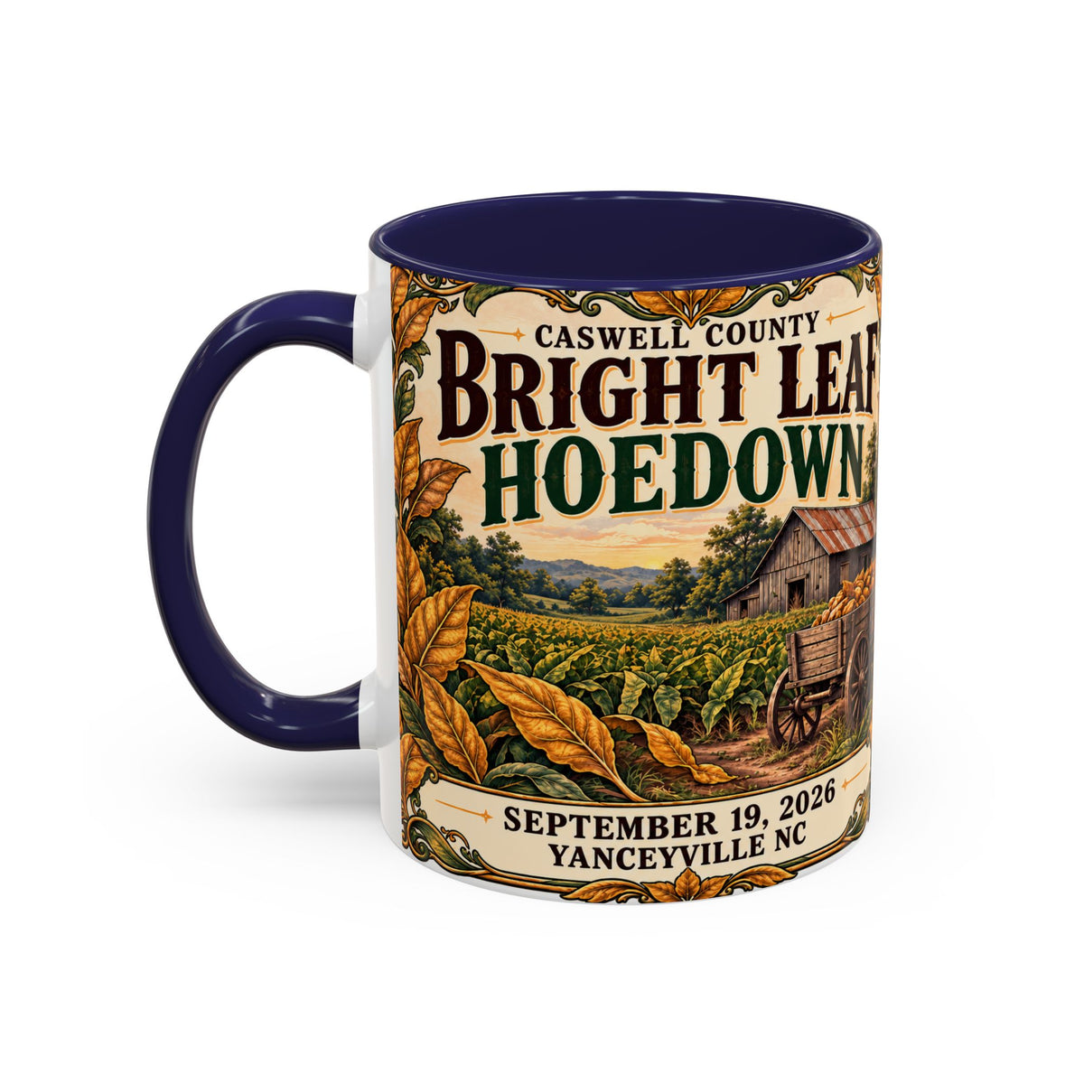Bright Leaf Hoedown Coffee Mug — Vintage Fall Festival 11/15oz