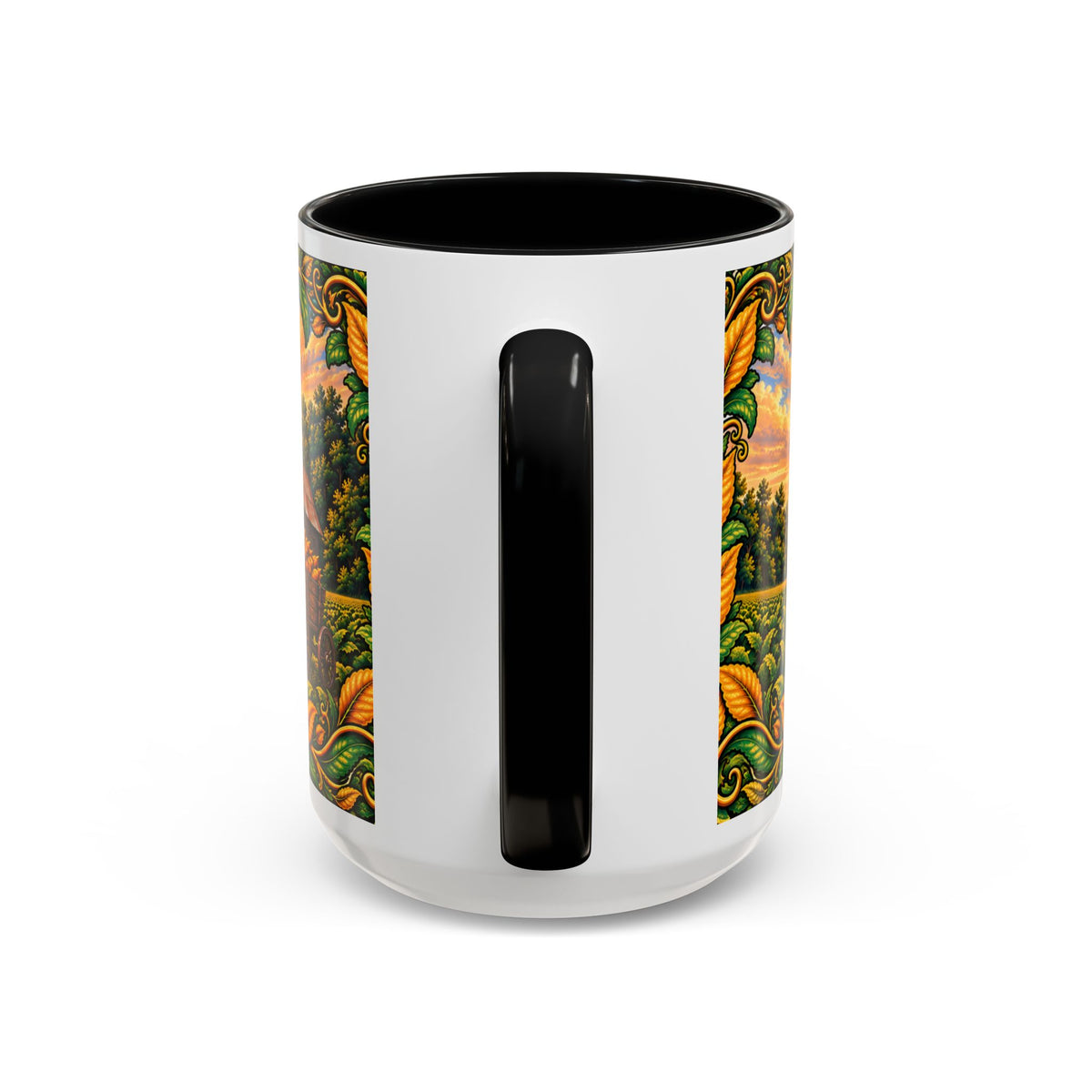 Bright Leaf Hoedown Coffee Mug Wrap — Caswell County Event Souvenir (Sept 19, 2026)