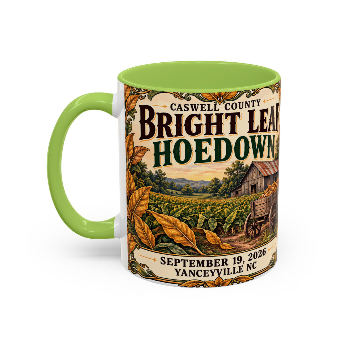 Bright Leaf Hoedown Coffee Mug — Vintage Fall Festival 11/15oz