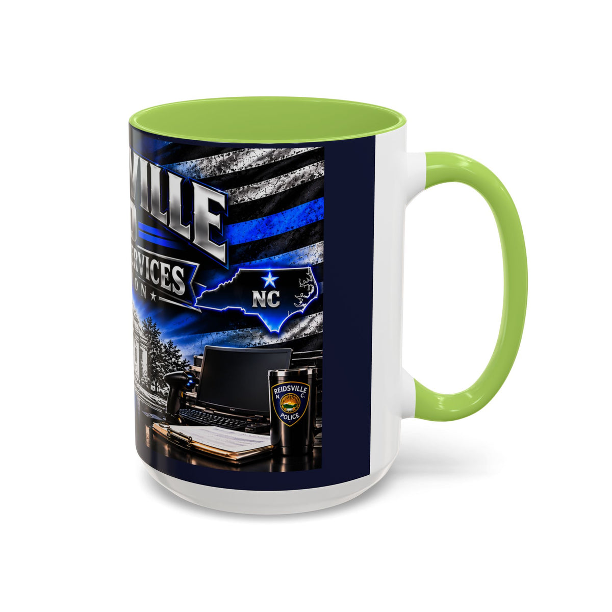 Reidsville NC PD Support Services Division Coffee Mug