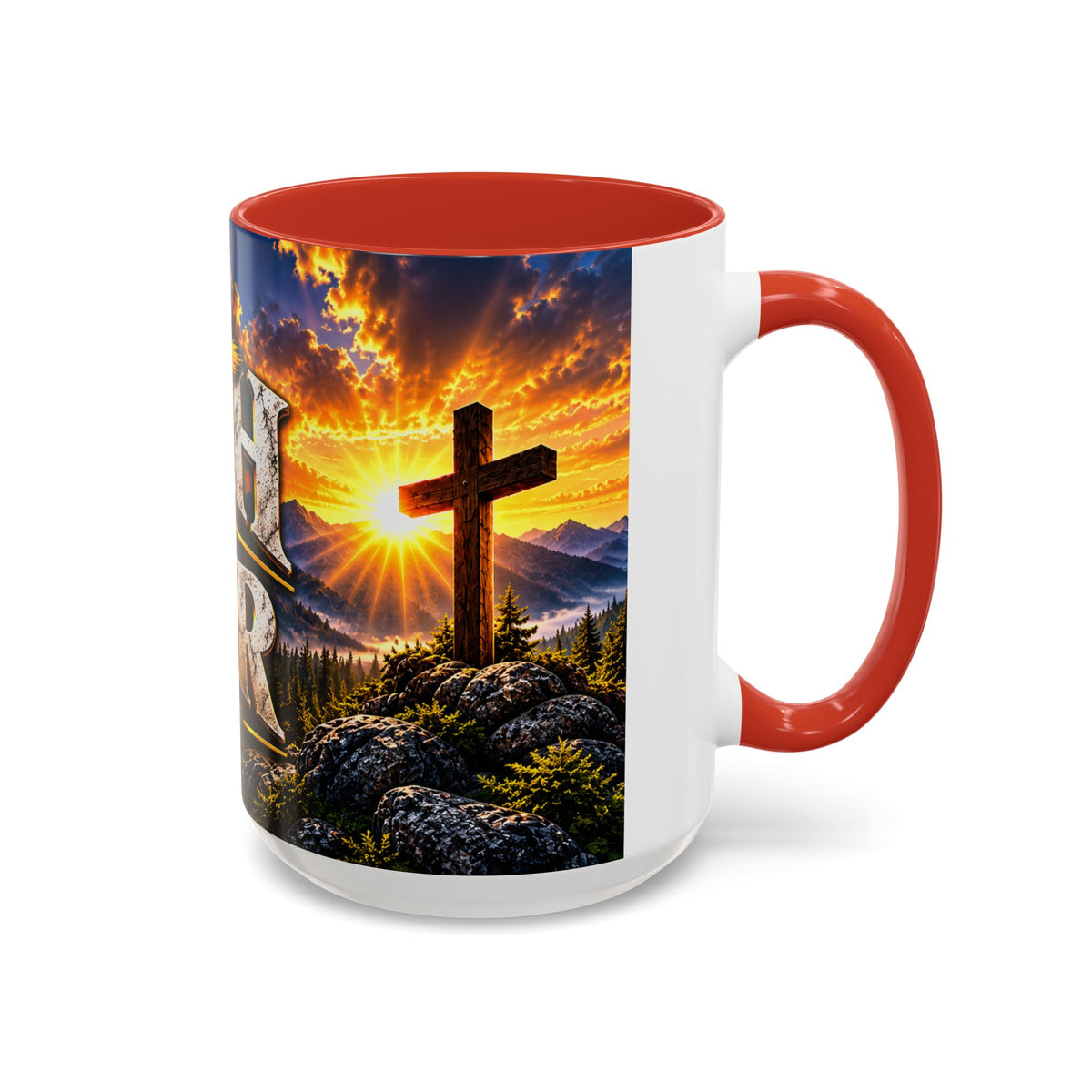 Faith Over Fear – Isaiah 41:10 KJV Christian Coffee Mug – 11 oz. & 15 oz.