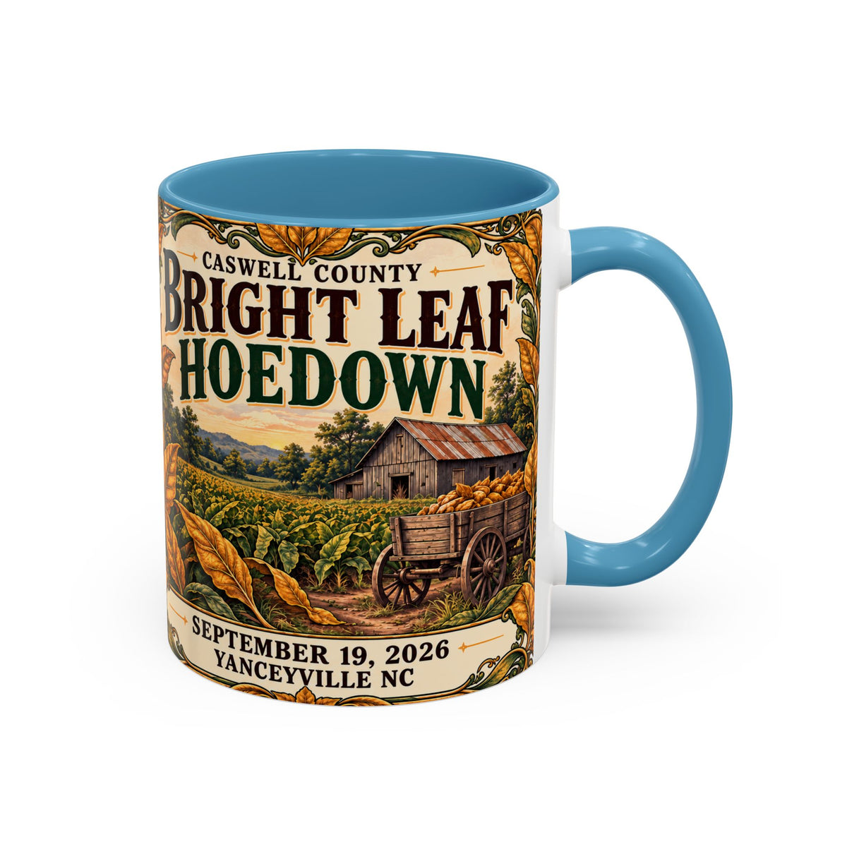 Bright Leaf Hoedown Coffee Mug — Vintage Fall Festival 11/15oz