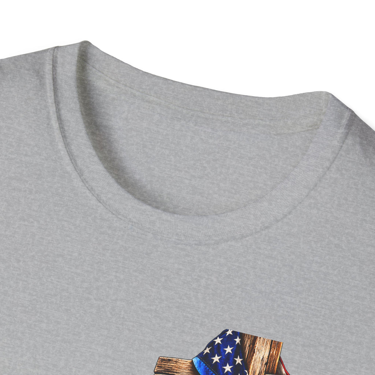 Stand for the Flag, Kneel for the Cross Police T-Shirt