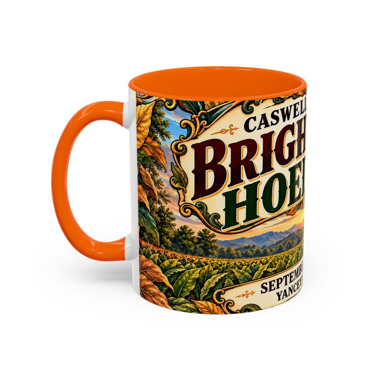 15oz Mug_Bright Leaf Hoedown Coffee Mug — Vintage Fall Festival