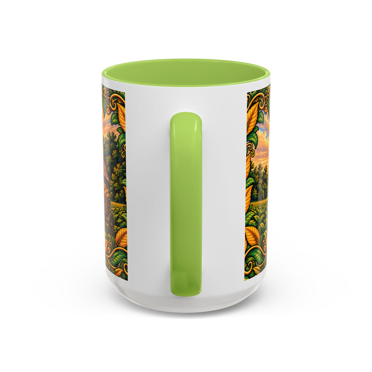 Bright Leaf Hoedown Coffee Mug Wrap — Caswell County Event Souvenir (Sept 19, 2026)
