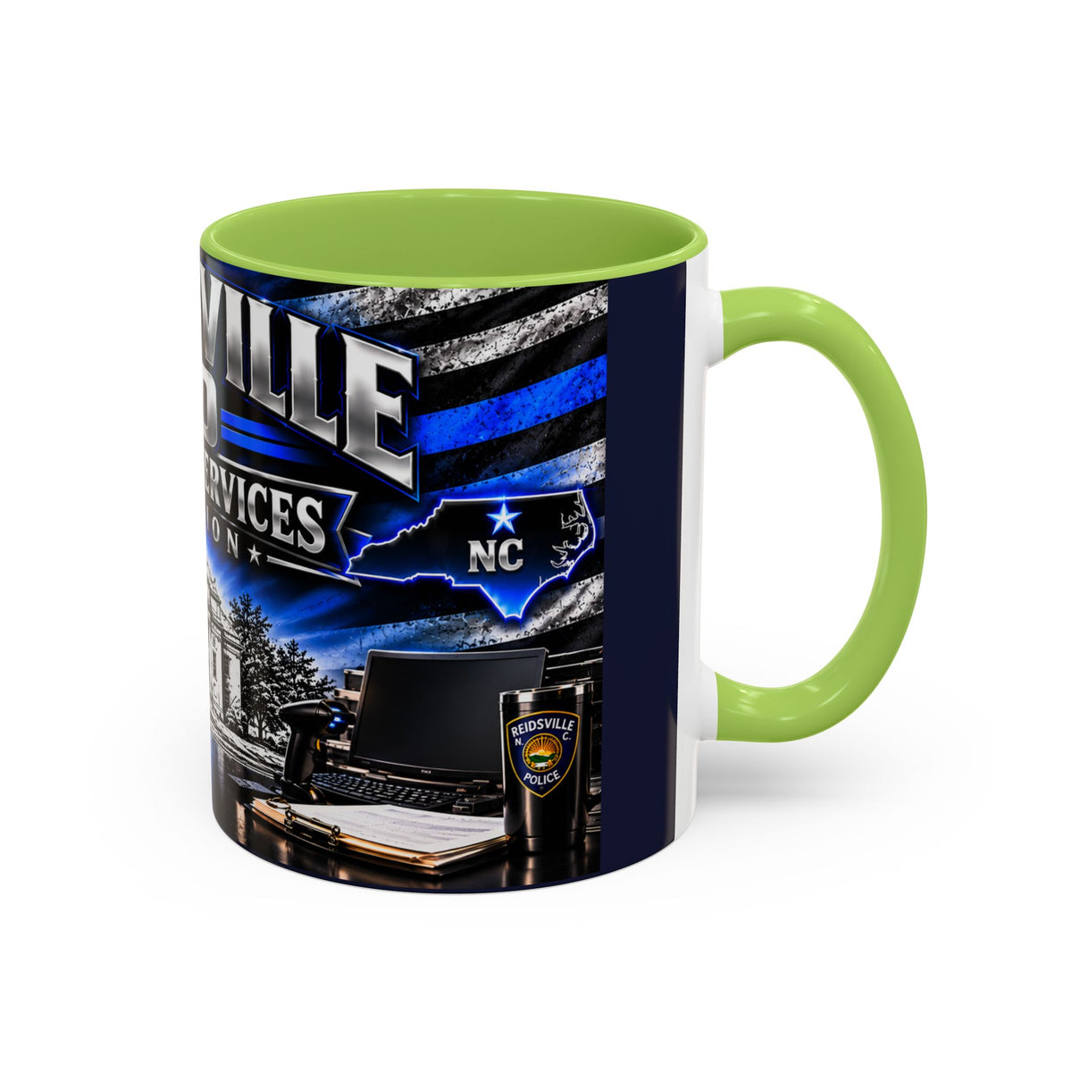 Reidsville NC PD Support Services Division Coffee Mug