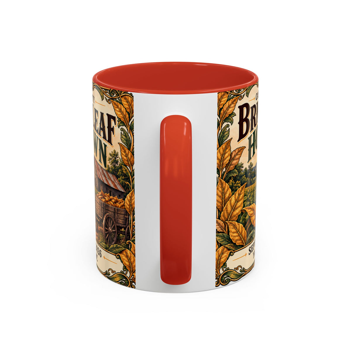 Bright Leaf Hoedown Coffee Mug — Vintage Fall Festival 11/15oz