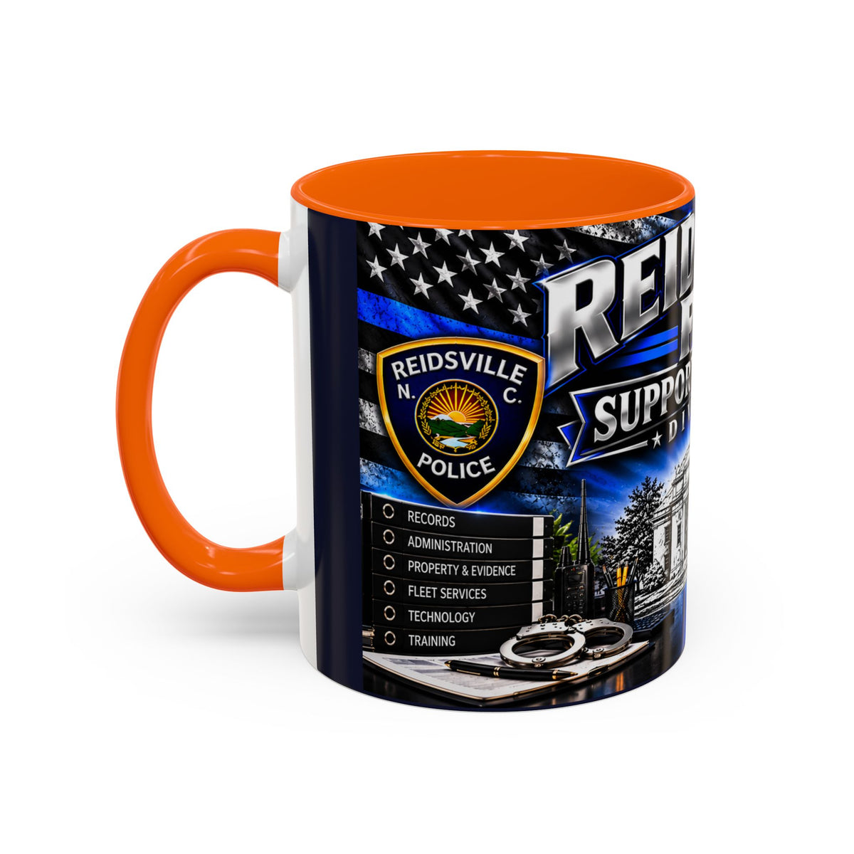 Reidsville NC PD Support Services Division Coffee Mug