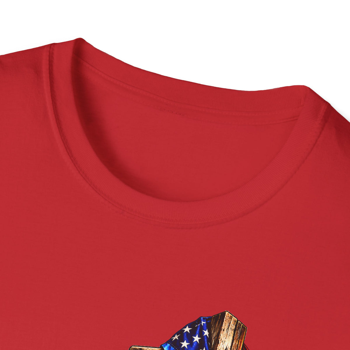 Firefighter Stand for the Flag, Kneel for the Cross